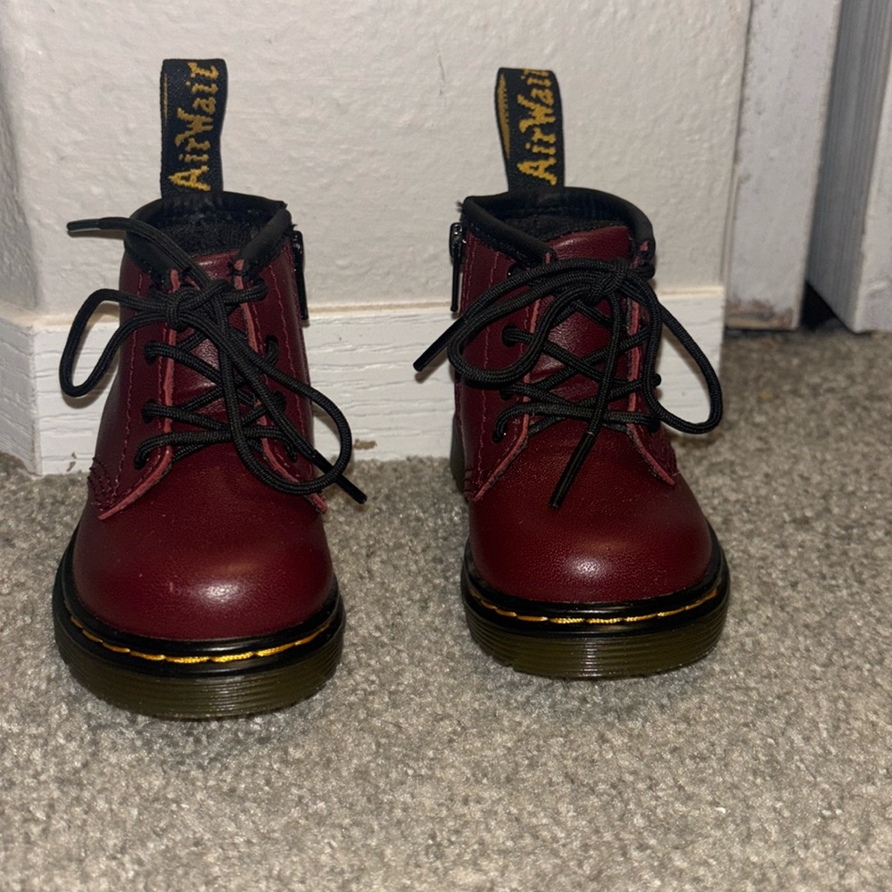 Dr. Martins Air Wair infant 1460 SOFT LEATHER ANKLE BOOTS